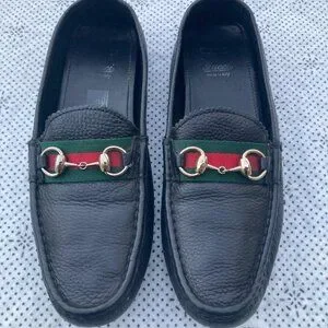 Gucci | Shoes | Gucci Men Shoes Slip On Loafer Black Leather  display picture 1